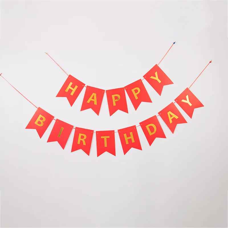 NEW Happy Birthday Banner 1 Set English Alphabet