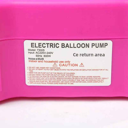 Electric balloon pump balloon blowing machine