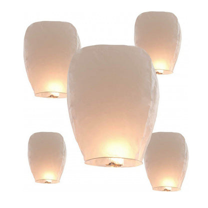 5 Pcs Flying Lanterns ( 5PCS)