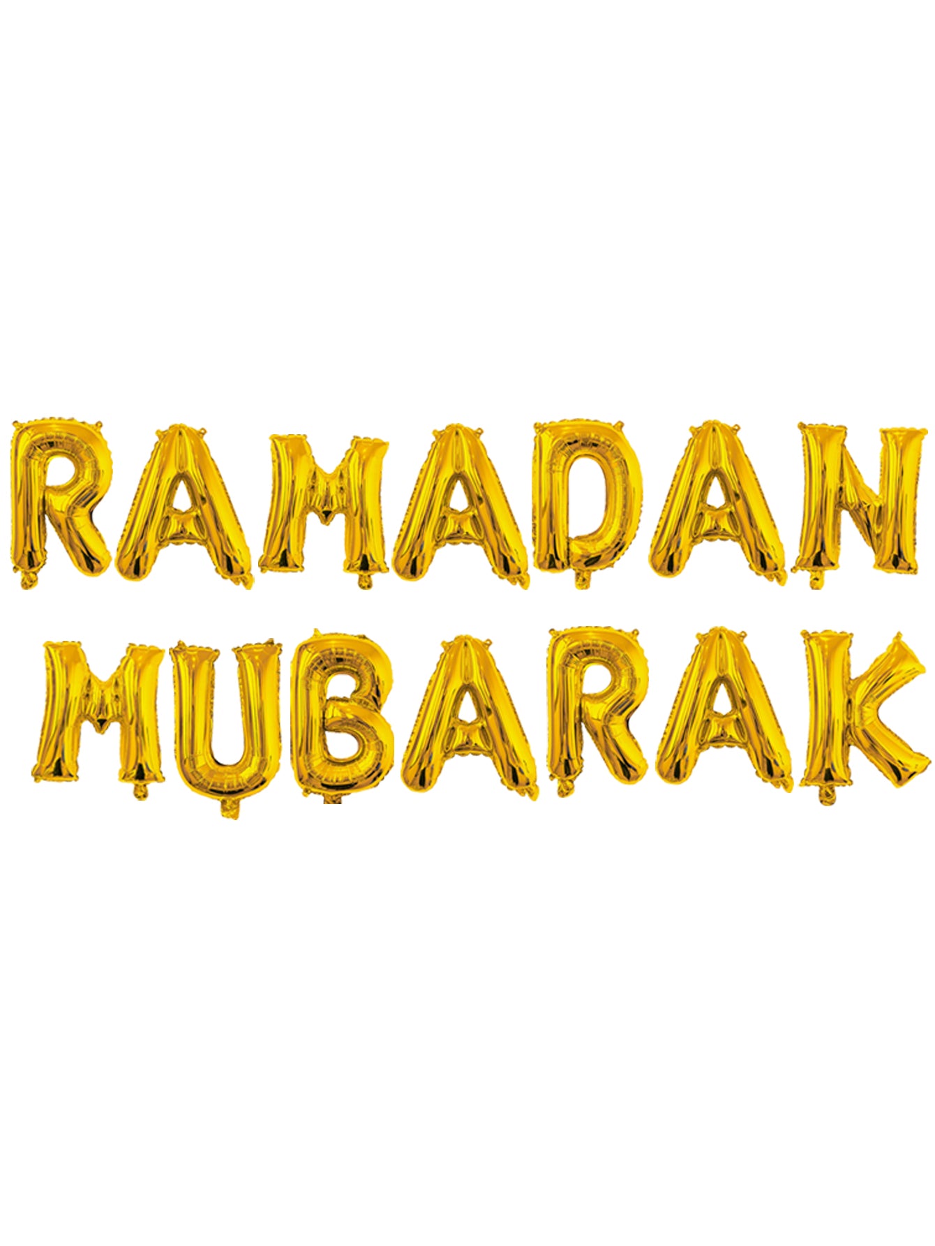 16inch Ramadan Mubarak Letter Foil Balloons