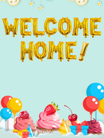 16 Inch Welcome Home  Letter  foil Balloons