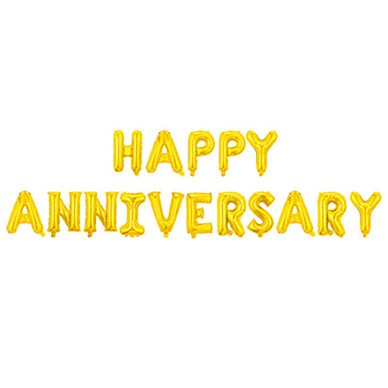 Happy Anniversary foil Balloons Decoration