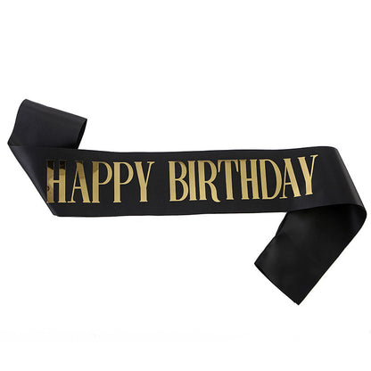 1pc Happy Birthday shoulder strap