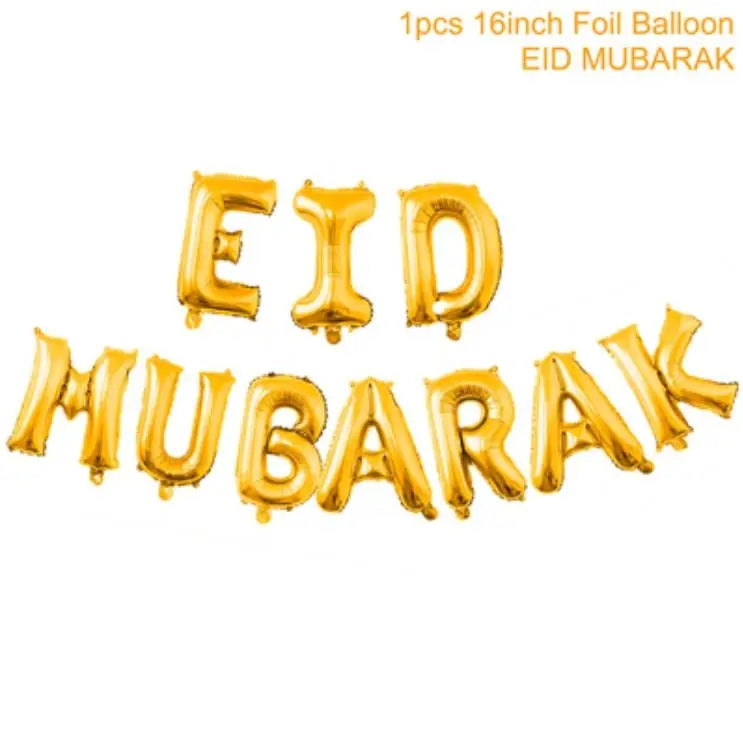 Eid Mubarak Decor foil Balloon