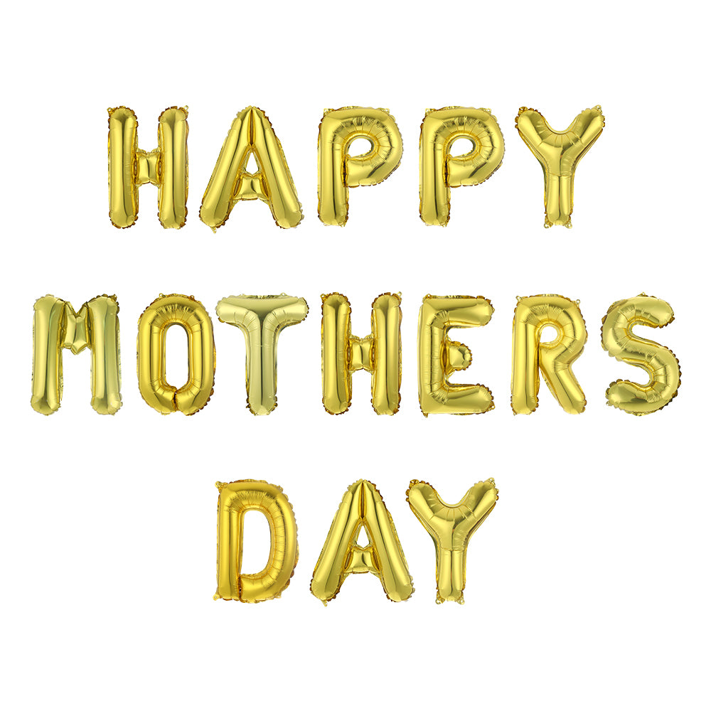 16inch Letter Happy Mothers Day foil Balloons