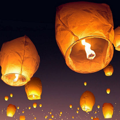 5 Pcs Flying Lanterns ( 5PCS)