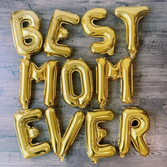 16inch Letter Happy Mothers Day foil Balloons