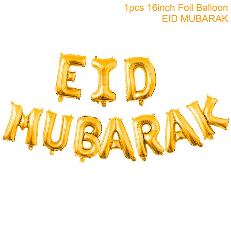 Eid Mubarak Decor foil Balloon