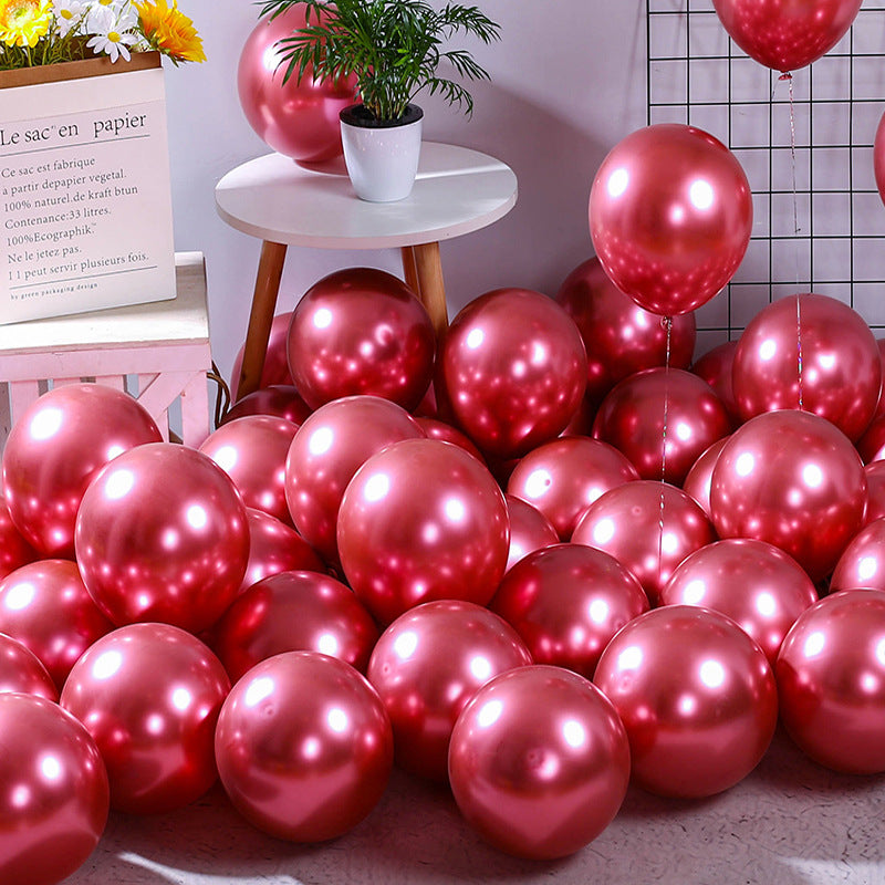 25/50 Metallic Ballon Birthday for Party