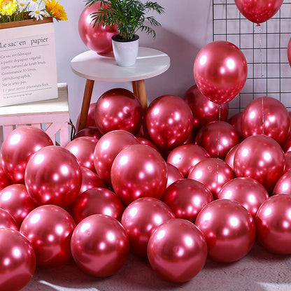 25/50 Metallic Ballon Birthday for Party