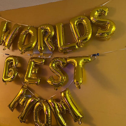 16inch Letter Happy Mothers Day foil Balloons